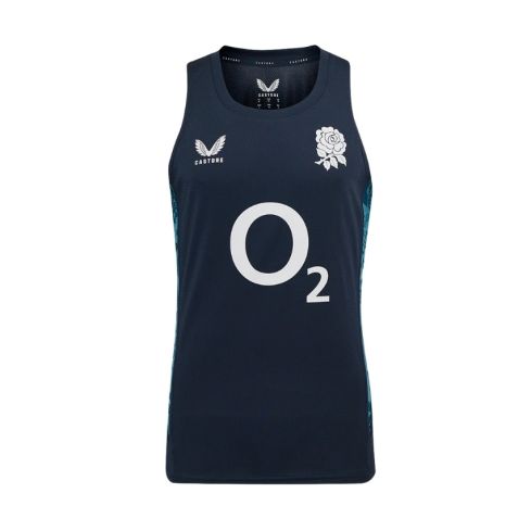 Débardeur Rugby Angleterre Performance O2 Bleu Marine - Castore
