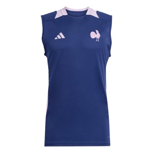 Débardeur Rugby Homme France 2025/2026 Bleu - Adidas