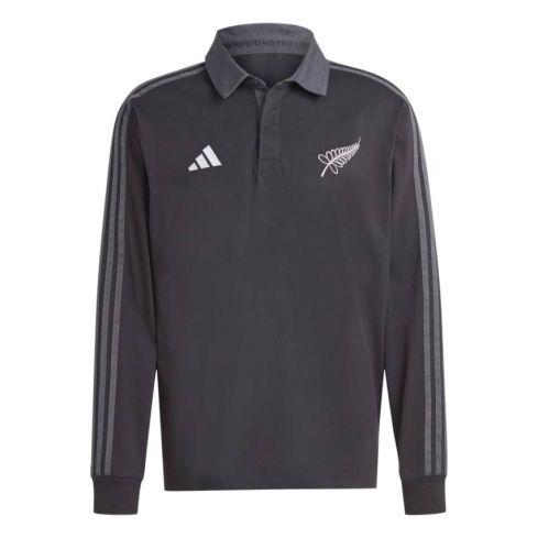Polo Rugby Heritage All Blacks Manches Longues Noir - Adidas
