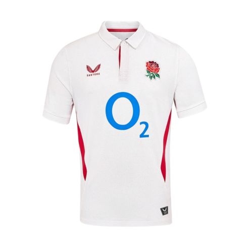 Polo Rugby Classique Homme Domicile Angleterre 2025/2026 - Castore