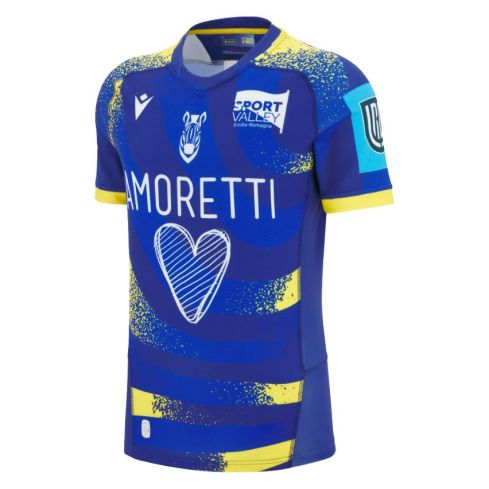 Maillot Rugby Match Zebre Parma Domicile 2025/2026 - Macron