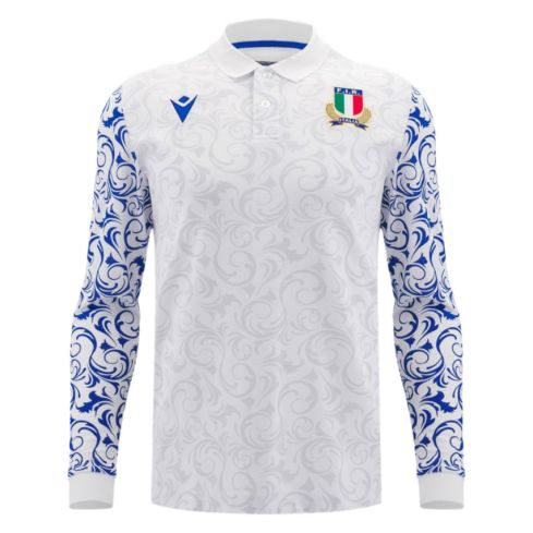 Maillot Rugby Réplica Extérieur Italie Coton 2024/2025 - Macron