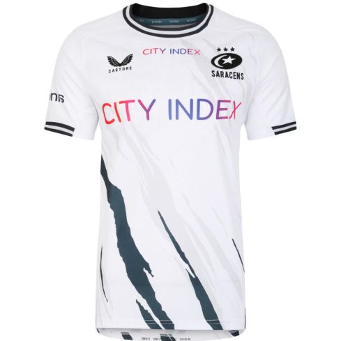 MaCnas Maillot de rugby 2023, t-shirt pour hommes, blanc, S
