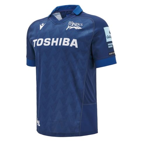Maillot Rugby Shark Domicile Manches Courtes 2024/2025 - Macron