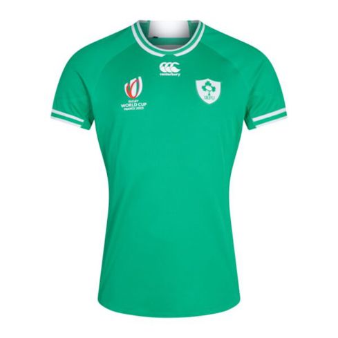 Maillot Rugby Test Irlande Domicile Coupe Du Monde 2023 -  Canterbury