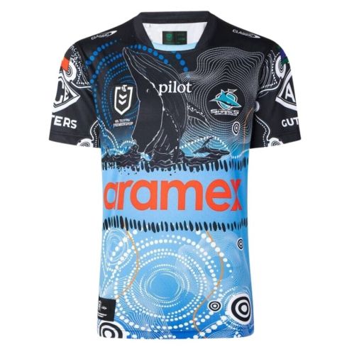 Maillot Indigenous Cronulla Sharks NRL 2025 Rugby - Classic Sportswear