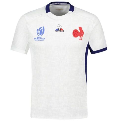 Maillot Rugby France Enfant Extérieur Coupe Du Monde Rugby 2023 - Le Coq Sportif