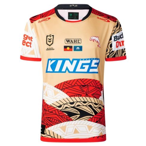Maillot Rugby Replica Indigenous Dolphins NRL 2025/2026 - Classic Sportswear