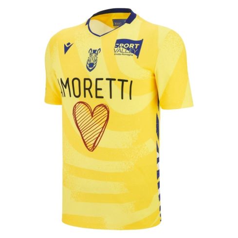 Maillot Rugby Replica Zebre Parma Extérieur 2025/2026 - Macron