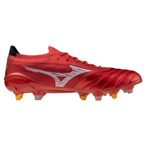 Chaussures rugby MORELIA NEO BETA JAP MIX crampons hybrides rouge - Mizuno