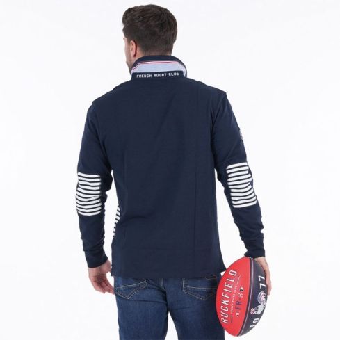 Pack duo polo marinière à manches longues Ruckfield French Rugby Club - Ruckfield