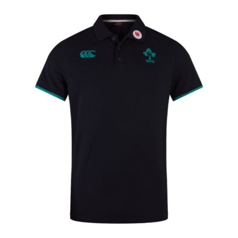 Polo Rugby Irlande Noir/Vert 24/25 - Canterbury