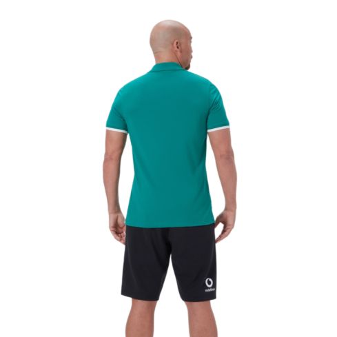Polo Rugby Irlande Vert/Blanc - Canterbury