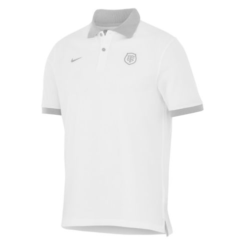 Polo Rugby PREMIUM Piqué Stade Toulousain 2025/2026 Blanc - Nike