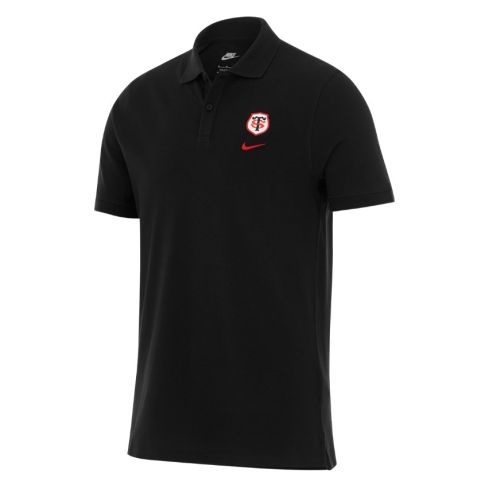 Polo Rugby Piqué Stade Toulousain Noir 2025/2026 - Nike