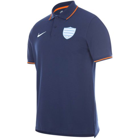 Polo Piqué Rugby Adulte Racing 92  - Nike