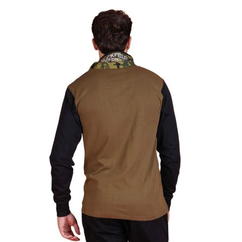 Polo Rugby manches longues multicolore Homme - Ruckfield