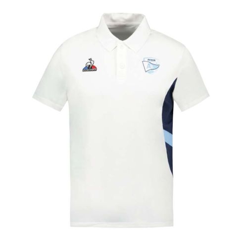 Polo Rugby Présentation Aviron Bayonnais Blanc - Le Coq Sportif