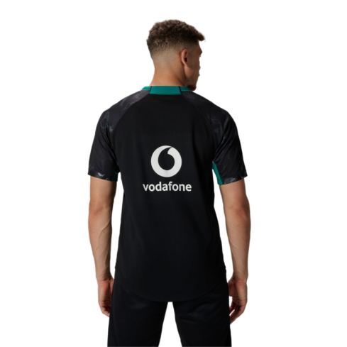 Maillot Rugby Pro Pre-Match Irlande Noir/Vert - Canterbury