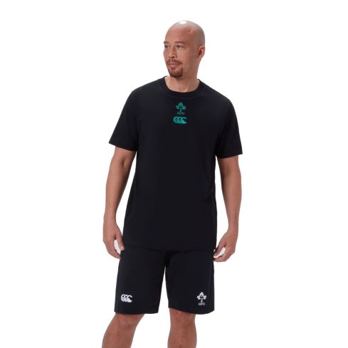 T-Shirt Rugby Irlande Noir/Vert - Canterbury