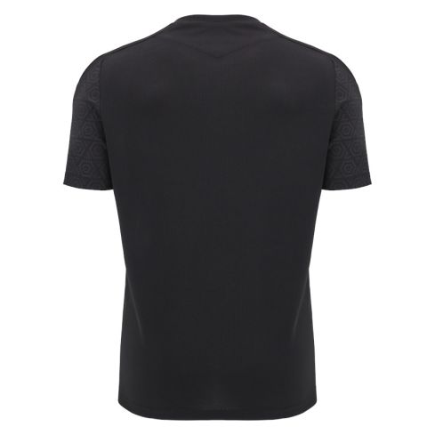 T-Shirt Rugby Entraînement Pays De Galles 2025 Noir - Macron