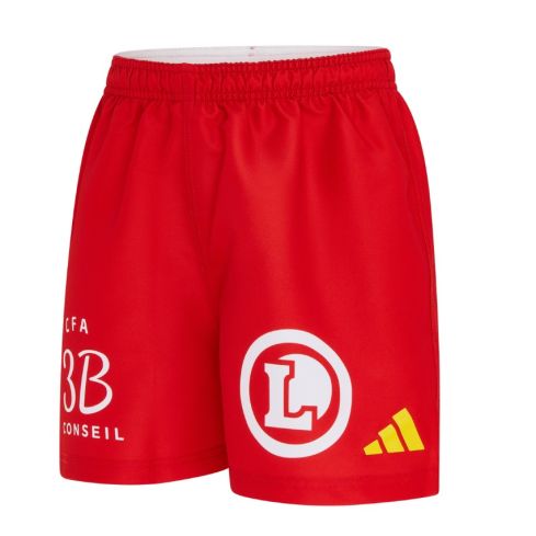 Short Extérieur Enfant Rugby USAP Rouge 2025/2026 - Adidas