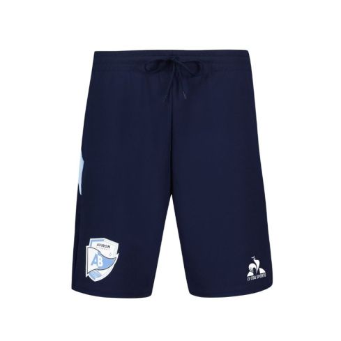 Short Rugby Entraînement Homme Aviron Bayonnais Le Coq Sportif bleu