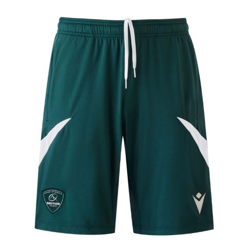 Short Rugby Entraînement Homme Section Paloise vert - Macron