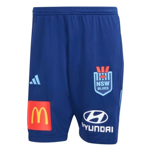 Short Rugby Entraînement Nouvelle-Galles du Sud adidas bleu