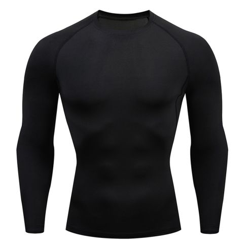 Sous Maillot Thermique Rugby Enfant Manches Longues Noir - Boutique-Rugby.com