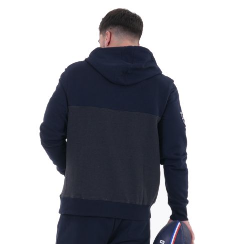 Sweat À Capuche French Rugby Club Bleu Marine - Ruckfield