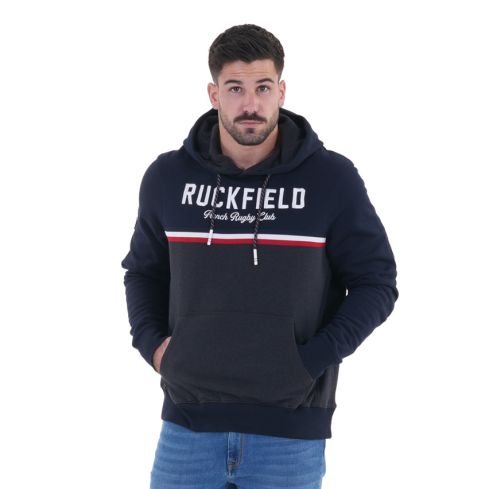 Sweat À Capuche French Rugby Club Bleu Marine - Ruckfield