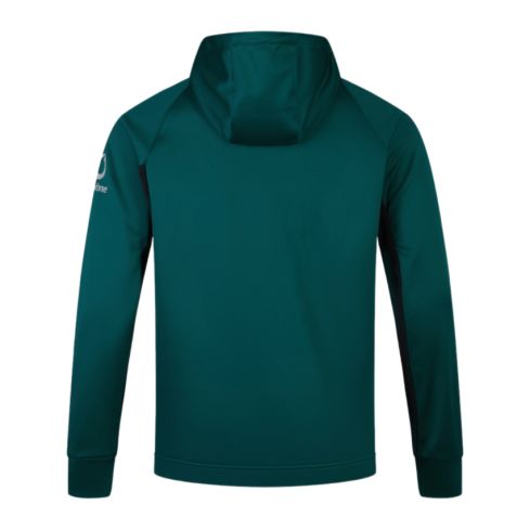Sweat À Capuche Rugby Entrainement Zip Irlande Vert/Noir - Canterbury