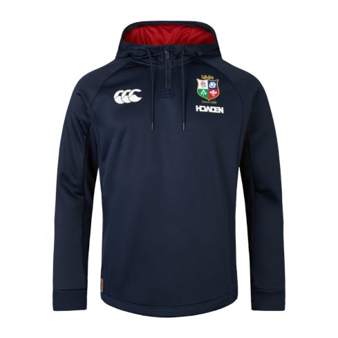 Sweat à Capuche Zippé 1/4 British and Irish Lions Bleu marine - Canterbury