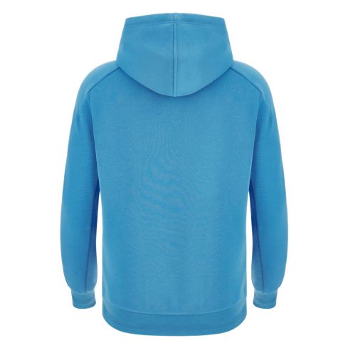 Sweat à capuche Rugby Italie Coton Bleu Ciel 2024/25 - Macron
