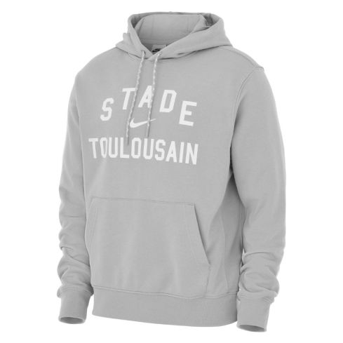 Sweat À Capuche Rugby PREMIUM Stade Toulousain 2025/2026 gris - Nike