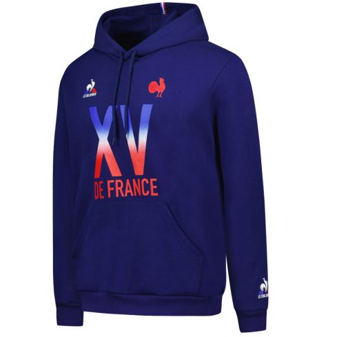 Sweat À Capuche Rugby Enfant France Bleu - Le Coq Sportif