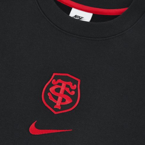 Sweat Crew Rugby Stade Toulousain 2024/2025 Noir - Nike