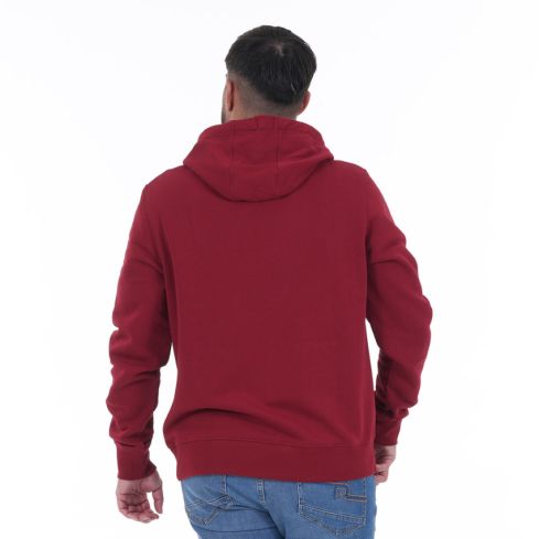 Sweat A Capuche JONAH LOMU Rouge Foncé + 1 T-Shirt Offert - Ruckfield