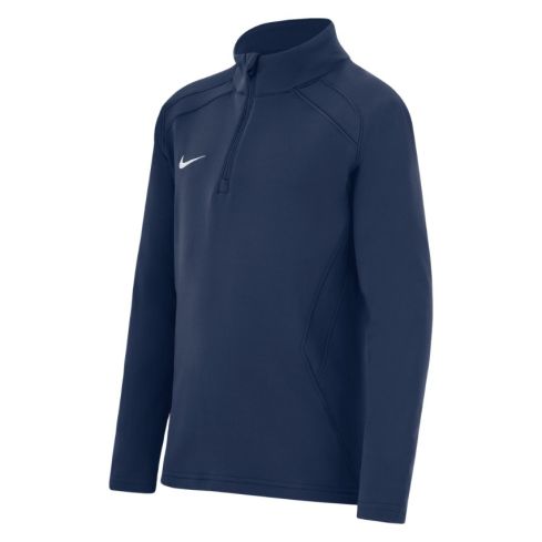 Sweat Rugby Enfant 1/4 Zip Entrainement Marine 2025/2026 - Nike