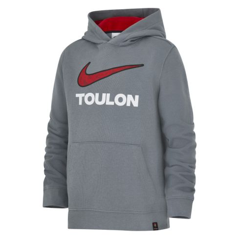 Sweat À Capuche Rugby RC Toulon 2024/2025 Gris - Nike