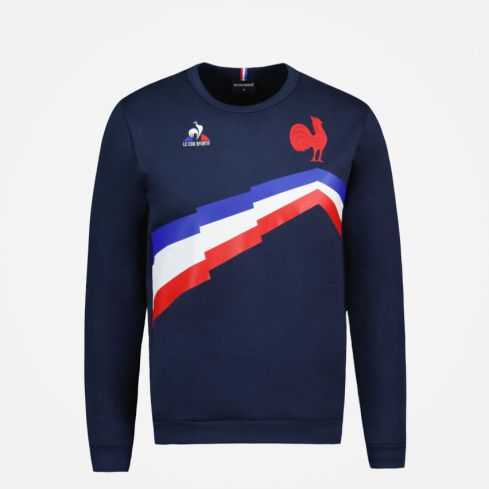 Sweat A Capuche Rugby Enfant France Bleu Le Coq Sportif boutique rugby