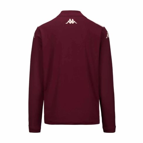 Sweat Rugby Zippé 1/4 Ablas Pro 8 UBB 24/25 Bordeaux - Kappa
