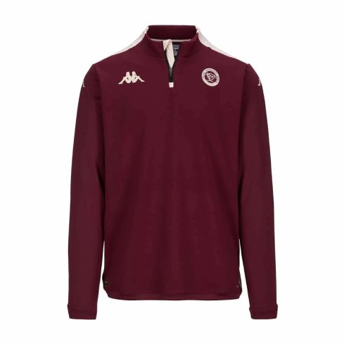Sweat Rugby Zippé 1/4 Ablas Pro 8 UBB 24/25 Bordeaux - Kappa