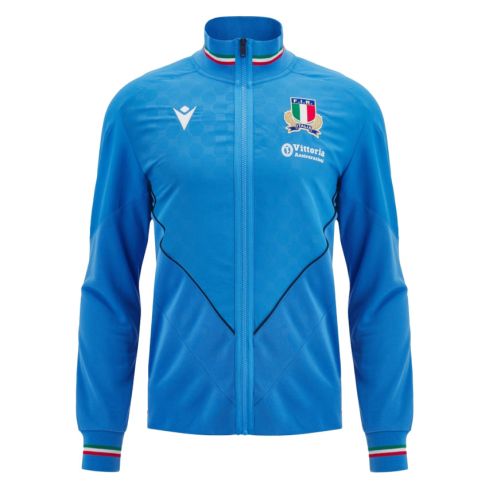 Sweat zippé Rugby Italie Travel 2024-25 - Macron