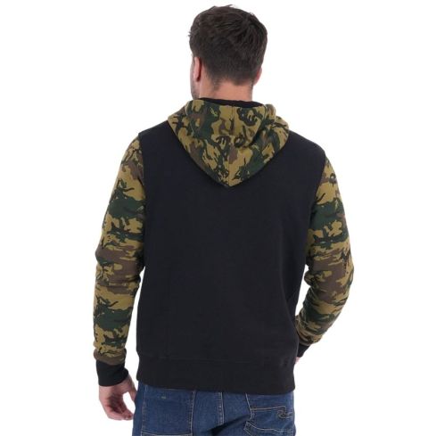 Sweat Rugby à capuche New Zealand Army Noir - Ruckfield