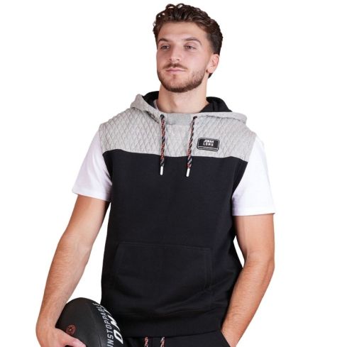 Sweat Sans Manche Rugby Jonah Lomu Noir - Ruckfield