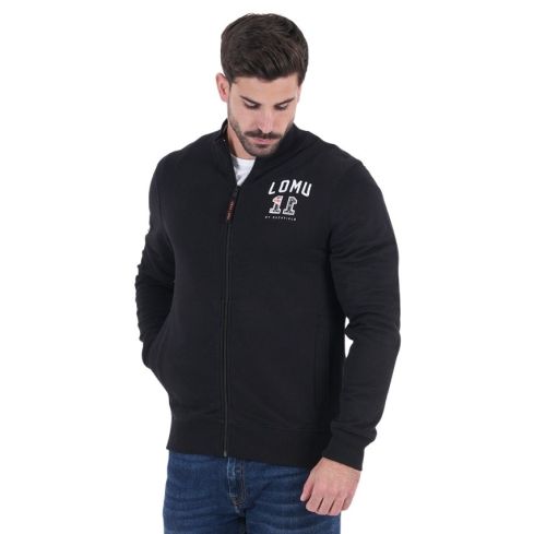 Sweat Zippé Rugby Jonah Lomu Noir - Ruckfield