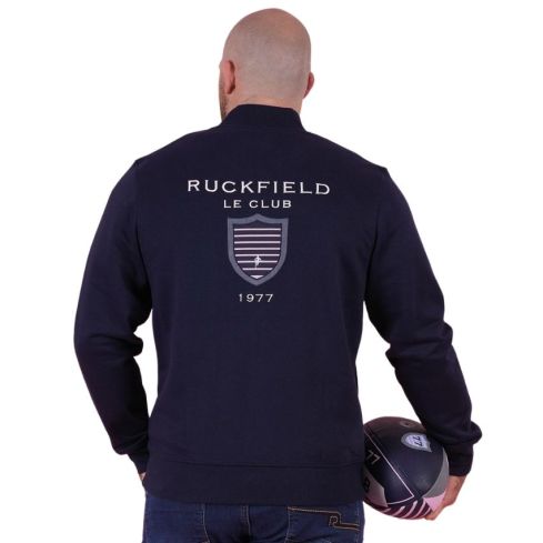 Sweat Zippé Rugby Le Club Bleu Marine - Ruckfield
