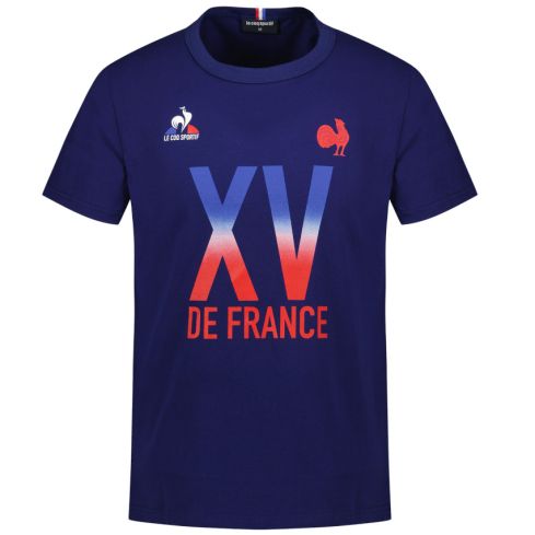 T-Shirt Rugby France Fanwear Bleu - Le Coq Sportif
